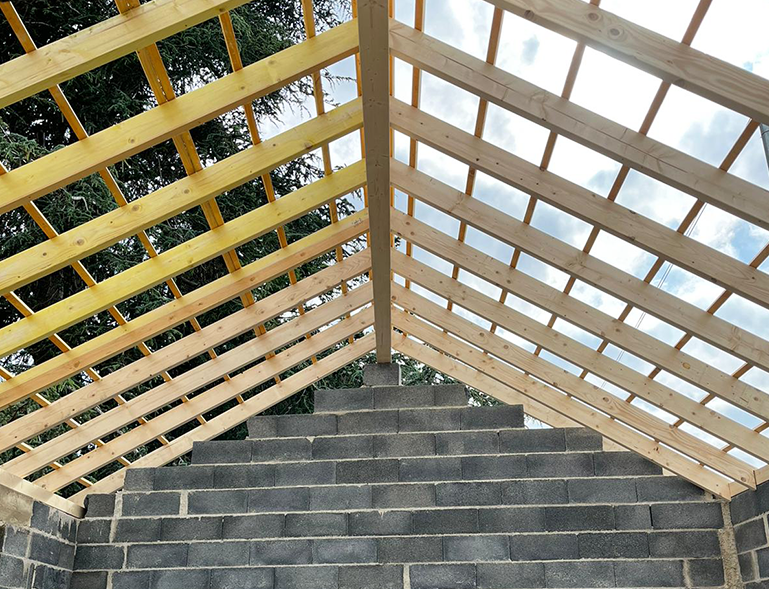 charpente traditionnelle maison individuelle